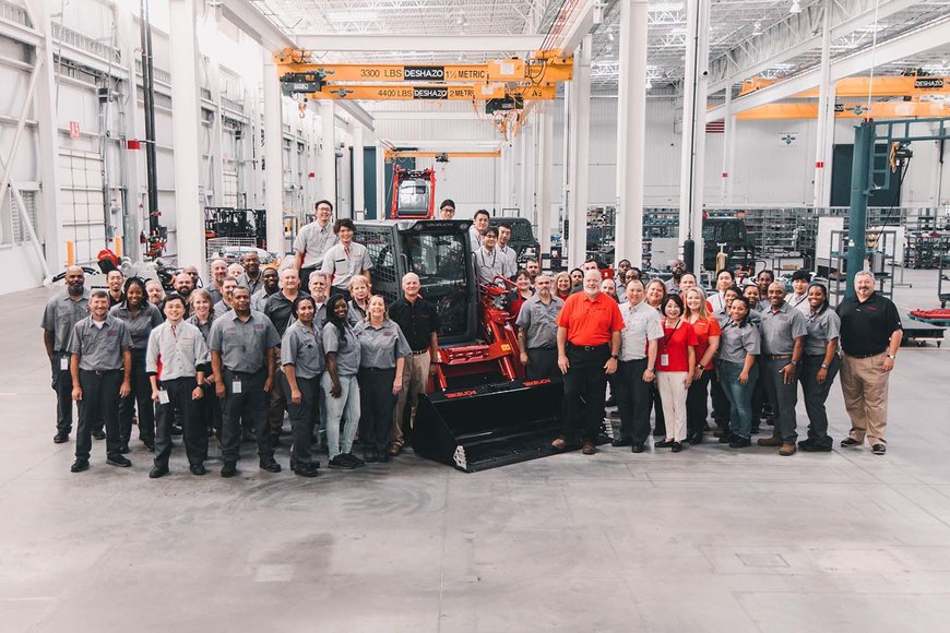 Takeuchi Celebrates Production of First Track Loaders at New South Carolina Facility